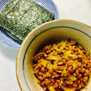 沢庵と納豆の海苔巻き